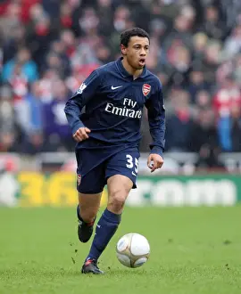 Stoke City V Arsenal - FA Cup 2009-10 Prints: Francis Coquelin's Determined Performance: Arsenal's FA Cup 4th Round Loss at Stoke City (2010)