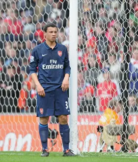 Stoke City V Arsenal - FA Cup 2009-10 Prints: Francis Coquelin's FA Cup Struggle: Arsenal vs Stoke City 3-1 at The Britannia Stadium