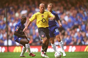 Freddie Ljungberg (Arsenal) Claude Makelele (Chelsea). Arsenal 1: 2 Chelsea