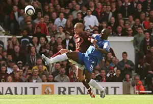 Freddie Ljungberg (Arsenal) Olivier Tebily (Birmingham)