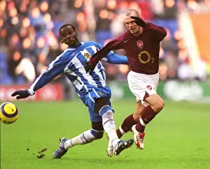 Freddie Ljungberg (Arsenal) Pascal Chimbonda (Wigan)