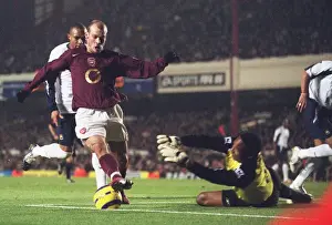 Arsenal V West Ham 2005-6 Prints: Freddie Ljungberg (Arsenal) Shaka Hislop (West Ham)