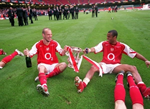 Freddie Ljungberg and Ashley Cole (Arsenal) with the FA Cup Trophy Freddie Ljungberg and Ashley Cole (Arsenal) with the FA Cup Trophy