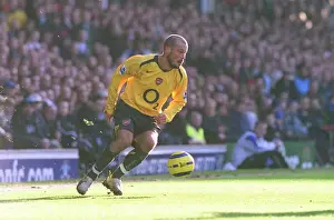 Freddie Ljungberg Celebrates Arsenal's 1:0 Win Over Everton at Goodison Park, 2006