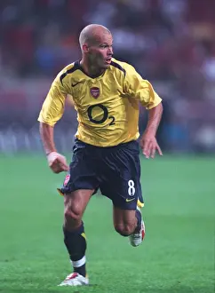Freddie Ljungberg Celebrates Winning Goal Against Ajax in Amsterdam Tournament, 2005