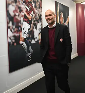 West Ham United V Arsenal 2019-20 Prints: Freddie Ljungberg Leads Arsenal at West Ham United - Premier League Clash, London, 2019