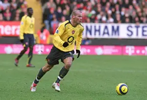 Charlton Ath V Arsenal 2005-6 Prints: Freddie Ljungberg's Game-Winning Goal: Arsenal Triumphs Over Charlton Athletic