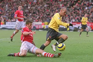 Charlton Ath V Arsenal 2005-6 Prints: Freddie Ljungberg's Goal: Arsenal's 1-0 Victory Over Charlton Athletic