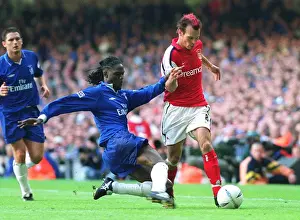 Fredrik Ljungberg (Arsenal) Mario Melchiot (Chelsea). Arsenal 2: 0 Chelsea