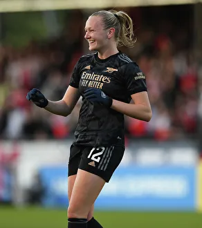 Brighton And Hove Albion Women V Arsenal Women 2022-23 Prints: Frida Maanum Scores the Decisive Goal: Arsenal Women's FA WSL Victory over Brighton & Hove Albion