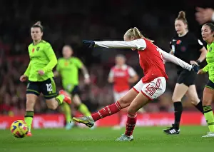 Arsenal Women V Manchester United Women 2022-23 Prints: Frida Maanum Scores First Goal: Arsenal Women's Victory over Manchester United Women in 2022-23 WSL Clash