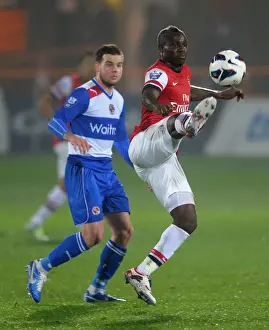 Arsenal U21 V Reading U21 2012-13 Prints: Frimpong vs. Guthrie: Intense Battle in Arsenal U21 vs. Reading U21 (2012-13)