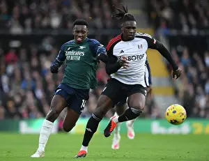 Fulham vs Arsenal: Nketiah Clashes with Bassey in Premier League Showdown (2023-24)