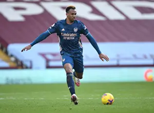 Gabriel in Action: Arsenal at Empty Villa Park - Premier League 2021