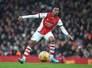 Gabriel in Action: Arsenal vs Burnley, Premier League 2021-22