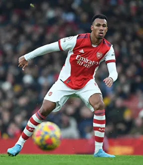 Gabriel in Action: Arsenal vs Burnley, Premier League 2021-22