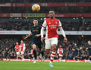 Gabriel in Action: Arsenal vs Burnley, Premier League 2021-22