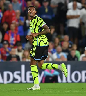 Gabriel in Action: Arsenal vs. Crystal Palace, Premier League 2023-24