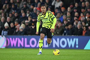 Luton Town V Arsenal 2023-24 Prints: Gabriel in Action: Arsenal vs. Luton Town, Premier League 2023-24