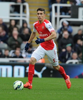 Newcastle United V Arseal 2014/15 Prints: Gabriel in Action: Arsenal vs. Newcastle United, Premier League 2014-2015