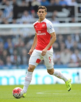 Newcastle United V Arsenal 2015-16 Prints: Gabriel in Action: Arsenal vs. Newcastle United, Premier League 2015-16