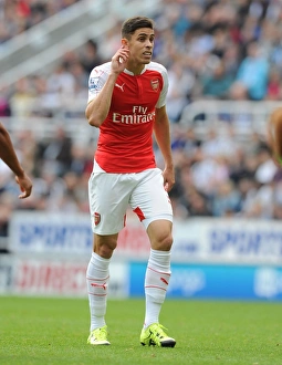 Newcastle United V Arsenal 2015-16 Prints: Gabriel in Action: Arsenal vs. Newcastle United, Premier League 2015-16