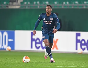 Gabriel in Action: Arsenal vs Rapid Vienna, UEFA Europa League 2020-21