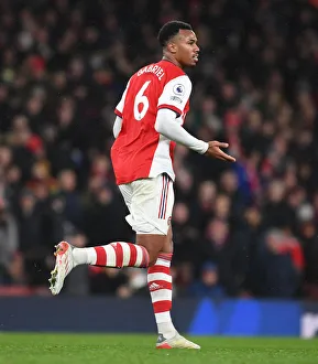Gabriel in Action: Arsenal vs Southampton, Premier League 2021-22