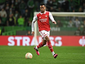 Sporting Lisbon v Arsenal 2022-23 Collection: Gabriel in Action: Arsenal vs. Sporting CP - UEFA Europa League 2022-23, Round of 16, First Leg
