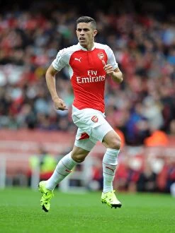 Images Dated 26th July 2015: Gabriel in Action: Arsenal vs. VfL Wolfsburg - Emirates Cup 2015