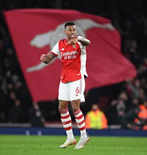 Gabriel in Action: Arsenal vs. West Ham United, Premier League 2021-22