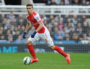 Gabriel in Action: Newcastle United vs. Arsenal, Premier League 2014/15