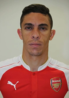 Arsenal 1st Team Photocall 2015-16 Prints: Gabriel: Arsenal First Team 2015-16 Photocall