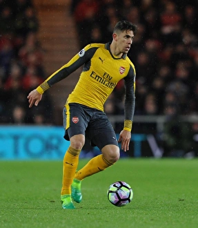 Gabriel (Arsenal). Middlesbrough 1: 2 Arsenal. Premier League. The Riverside Stadium
