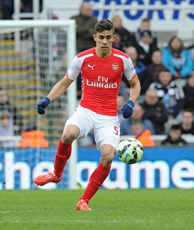 Images Dated 21st March 2015: Gabriel (Arsenal). Newcastle United 1: 2 Arsenal. Barclays Premier League. St James Park