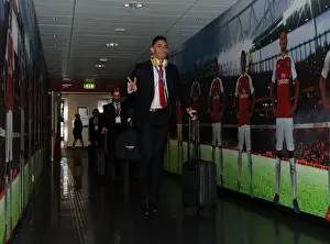Arsenal V FC Basel 2016-17 Prints: Gabriel: Arsenal's Ready Warrior for UEFA Champions League Battle Against FC Basel