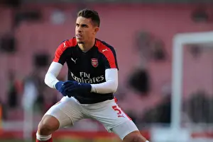 Arsenal V West Bromwich Albion 2016-17 Prints: Gabriel Braces for Arsenal's Clash with West Bromwich Albion (2016-17)