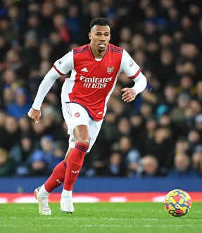 Everton V Arsenal 2020-21 Prints: Gabriel Faces Off: Everton vs Arsenal, Premier League 2020-21