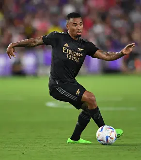 Gabriel Jesus in Action: Arsenal Takes on Orlando City SC (2022 Pre-Season Friendly)
