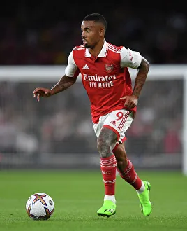 Gabriel Jesus in Action: Arsenal vs. Aston Villa, 2022-23 Premier League