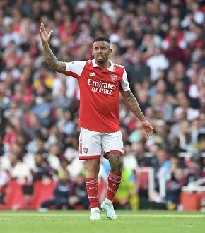 Arsenal V Brighton And Hove Albion 2022-23 Prints: Gabriel Jesus in Action: Arsenal vs. Brighton & Hove Albion (2022-23)