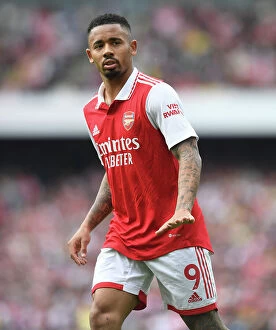 Images Dated 14th May 2023: Gabriel Jesus in Action: Arsenal vs. Brighton & Hove Albion, Premier League 2022-23