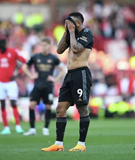 Nottingham Forest V Arsenal 2022-23 Prints: Gabriel Jesus in Action: Arsenal vs. Nottingham Forest, Premier League 2022-23