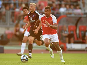 Gabriel Jesus in Action: Arsenal vs. FC Nurnberg Pre-Season Friendly, Nuremberg 2023