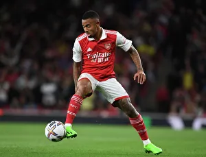 Gabriel Jesus in Action: Arsenal vs Aston Villa, 2022-23 Premier League