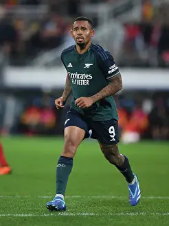 Gabriel Jesus in Action: Arsenal's Thrilling UEFA Champions League Showdown against RC Lens, 2023/24