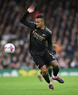 Fulham V Arsenal 2022-23 Prints: Gabriel Jesus: In Action Against Fulham, Premier League 2022-23