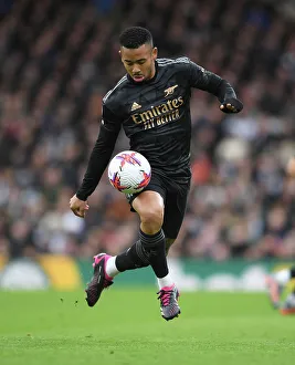 Gabriel Jesus in Action: Fulham vs. Arsenal, Premier League 2022-23