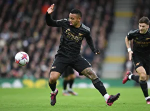 Gabriel Jesus in Action: Fulham vs. Arsenal, Premier League 2022-23