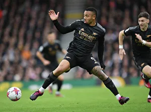 Gabriel Jesus in Action: Fulham vs. Arsenal, Premier League 2022-23